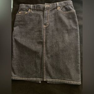 Lauren Ralph Lauren DENIM BLUE JEAN SKIRT SIZE(6)